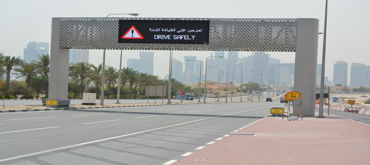 KTC is awarded Dynamic Message Signs Project in greater Doha.